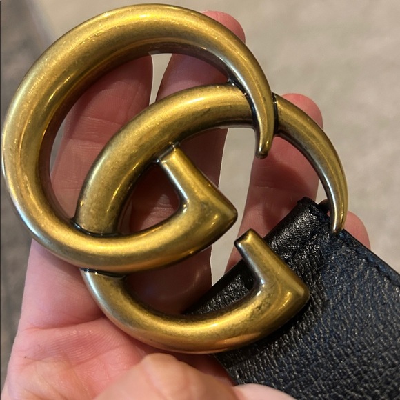 Gucci Black Leather Belt/Authentic - Picture 10 of 10